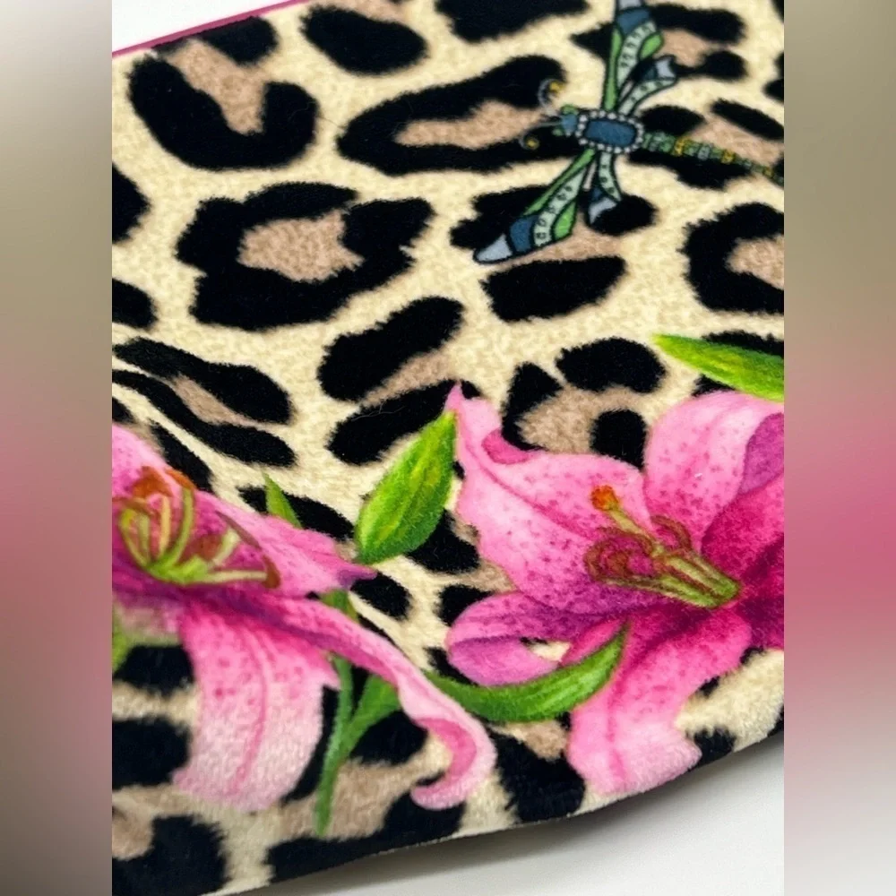 Estée Lauder BEAUTIFUL velvet colorful clutch/ cosmetic bag NWOT